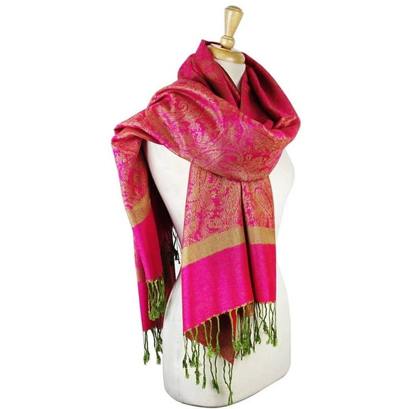Paisley Jacquard Pashmina Shawl Wrap Scarf Stole