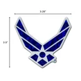 thumbnail image 4 of Elektroplate Automotive Decal US Air Force Wings Reflective Domed 3D All Weather Vinyl 1 Count 3" x 3.5", 4 of 8