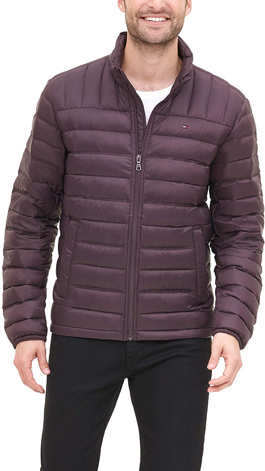 tommy hilfiger men's packable puffer jacket