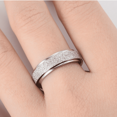 thumbnail image 2 of Bamboohart Fidget Ring Innovative Rotating Fidget Rings Calming Anxiety Ring Stylish Tungsten Rings for Women 8, 2 of 2