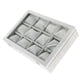 thumbnail image 5 of Caja de Almacenamiento de Reloj (12 Rejillas) Soporte de Joyería, Negro / Gris para Decoración para hogar O Joyería Zulema Caja de almacenamiento de joyas, 5 of 8