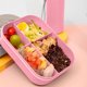 thumbnail image 4 of Cute Kids' Lunch Box And Water Bottle Set 4-Compartment Plastic Lunch Box Microwave-Safe Lunch Box, 4 of 6