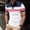 White, variant on CYMMPU Men's Stand Collar Linen-Like Textured Casual Shirt, Breathable Short Sleeve Henley for Summer White S