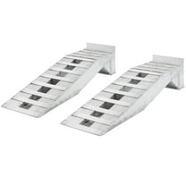 Pair of Aluminum Semi Truck Wheel Riser Service Ramps