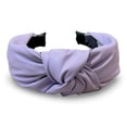 thumbnail image 2 of Headbands of Hope Women's Brooklyn Top Knot Textured Headband | Lilac, 2 of 9