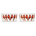 thumbnail image 2 of DEMDACO Dean Crouser Collection Regal Red Cardinal On Wire 8 ounce Stoneware Ramekins Bowl For Cooking Baking Set of 2, 2 of 4
