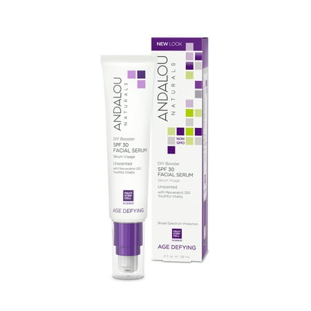 Andalou Naturals Facial Serum - DIY Booster SPF 30 - 2 oz