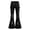A-Black238, variant on JAJAHO Girls Flare Leggings Slim Fit Bell Bottoms Stretchy School Uniform Pants, Sizes 5-16Y