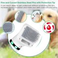 thumbnail image 4 of Peine de pelo para perros 2 en 1, secador de pelo eléctrico de aseo, secador de viaje portátil, secador de calor, peine seco, cepillo, peine para el pelo, masaje de velocidad ajustable para JFHHH pequeña, 4 of 5