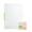 Green, variant on Sleek Clear, Binder with A4 Rotating Double Ring Binder — 12.0x9.0 Inch Document Organizer, Made of Plastic Clear Exam Paper Folder for Campus Study