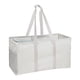 thumbnail image 1 of Bolsa de supermercado reutilizable, plegable, con cierre de cremallera, impermeable, con bolsillos de malla., 1 of 8