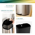 thumbnail image 5 of FDW 13 Gallon Stainless Steel Step Kitchen Trash Can with Lid, Fingerprint-Proof for Indoor(Silver), 5 of 8