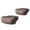 mocha brown, variant on Neck Support Pillows for Vehicle Headrests, Pair of Contoured Nappa Leather Cushions for Commutes and Road Travel