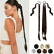 thumbnail image 1 of Cephermer Extensión de cola de caballo trenzada 26 '' 30 '' Extensiones de cabello trenzadas largas DIY Cola de caballo con lazo elástico Envoltura recta alrededor de postizo sintético suave natural p, 1 of 1