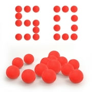 EKIND 50 Rounds Bulk Refill Ammo Bullet Balls Compatible for Nerf Rival Blaster Series (Red)