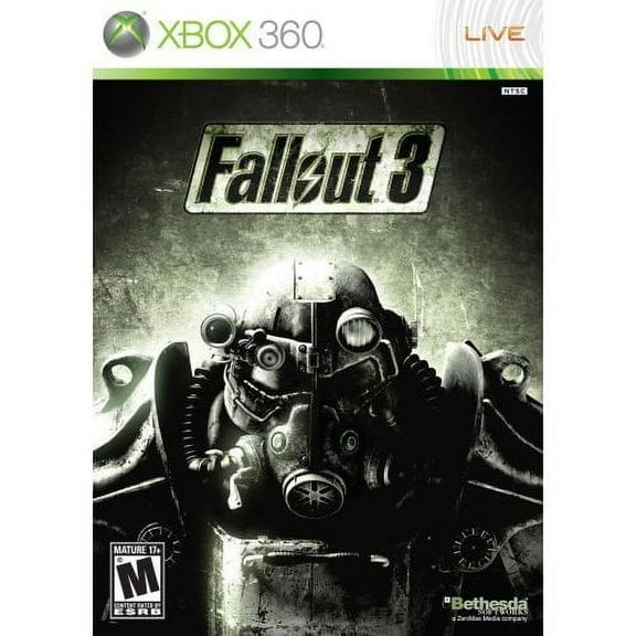 Restored Fallout 3 Game For Xbox 360 With Manual and Case (Used)