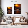 thumbnail image 3 of Elephant Stock Stunning Morton Sunset Wall Art - Vertical Multi Panel Canvas - Living Room Wall Decor - Nature Multi Panel - Brown And Orange Decor - 14" x 23", 3 of 4
