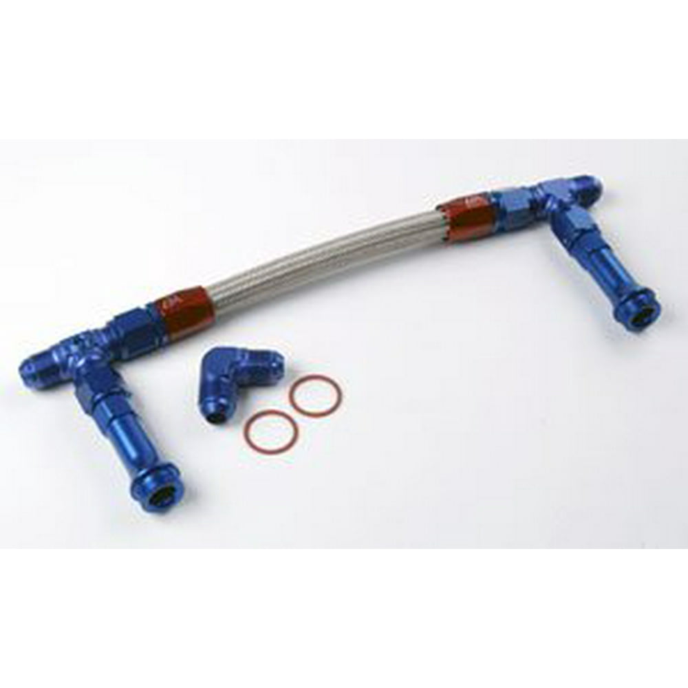 JEGS 100826 Dual Feed Fuel Line (Fuel Log) Kit for Holley 4500