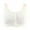 Beige, variant on Ladies Traceless Comfortable No Steel Ring Breathable Gathering Front Opening Buckle Bra Woman Underwear Underwired Tankani Plus Sized Underwear Separatec Everyday, Beige, M