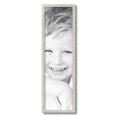 thumbnail image 2 of ArtToFrames 8" x 28" Bright Silver Picture Frame, 8x28 inch Silver Wood Poster Frame (WOM-4752), 2 of 8