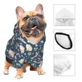 thumbnail image 3 of Sikiie Cute Rabbit Floral Dog Hoodie,Dog Clothes,Dog Sweatshirt ,Dog Shirt, Dog Clothes for Puppy Kitten Small Dogs Cats-Large, 3 of 7