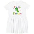 thumbnail image 3 of Inktastic Dinosaur Birthday Party Girls Toddler Dress, 3 of 5