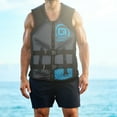 thumbnail image 4 of O'Brien Men's Small Size Recon Neoprene Life Jacket w/BioLite Inner, Blue, 4 of 7