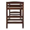 thumbnail image 5 of Linon Levi Twin over Twin Wood Bunk Bed, 80.47"L x 41.89"W x 67.48"H, Espresso, 5 of 14