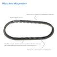 thumbnail image 2 of Drive Belt 3211113 Replacement for Polaris RZR 800 EFI 2008-2014 Except RZR S and RZR 4, 2 of 5