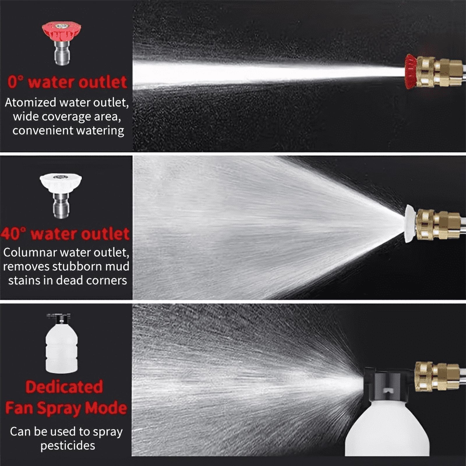 Electric Cordless High Pressure Washer Wand with battery, Car Wash Water Gun, Household Cordless High Pressure Car Wash Tool Portable Vehicle Cleaning Machine Automobile Washer