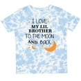 thumbnail image 3 of Inktastic I Love My Lil Brother to the Moon and Back Boys or Girls Toddler T-Shirt, 3 of 5