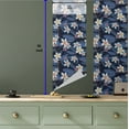 thumbnail image 5 of Ambesonne Tropical Peel & Stick Wallpaper for Home, Aloha Hibiscus Flowers, 13"x36", Dark Lavender Coral White, 5 of 5