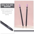 thumbnail image 4 of 10Pcs Nail File Stick Nail Stone Scrub Pen Cuticle Remover Pusher Nail Care Tool, 4 of 5