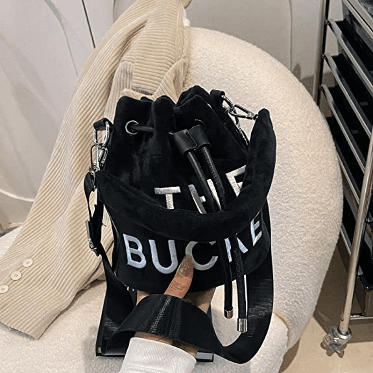 Gai Bucket Bags for Women, Mini Bucket Bag Purses Soft Plush Crossbody Bucket Bags Drawstring Handbags Hobo Bag, Women's, Size: Large