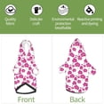 thumbnail image 5 of Bingfone Orchids Flowers Dog Clothes Hoodie, Pet Winter Coat,Puppy Sweatshirts for Small Dogs Boy Girl,Suitable for All Breeds-Large, 5 of 6