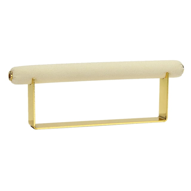 Ring Holder Rack Storage Rod Placement Show Display Stand Stander Charm Showing Packaging Bracelet Tools Organizer 1076-Creamy White