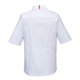thumbnail image 2 of Portwest - Chaqueta de Chef Pro de Elástica de Manga Corta para Hombre (Blanco), 2 of 2