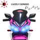 thumbnail image 2 of Moto Montable Eléctrica Deportiva 2 Ruedas para Niños Luz Bluetooth Dos Baterias 6V con Cargador Soporta Hasta 30kg - Rosa, 2 of 8