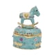 thumbnail image 3 of Mini Caja de Baratijas Fernando Organizador de Joyas Figura de Caballo Azul, 3 of 8