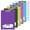6 Assorted Colors, variant on BAZIC Clipboard Polka Dot 12.75"x9" Low Profile Clip Paperboard, 6-Pack