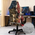 thumbnail image 6 of Whosucclay Deer Camo American Flag Print Gaming Chair Covers Slipcovers, Elastic Computer Reclining Gaming Chair Seat Cover with Armrest Cover Fits Most Office/PC Chairs & Racing Style Seats, 6 of 8