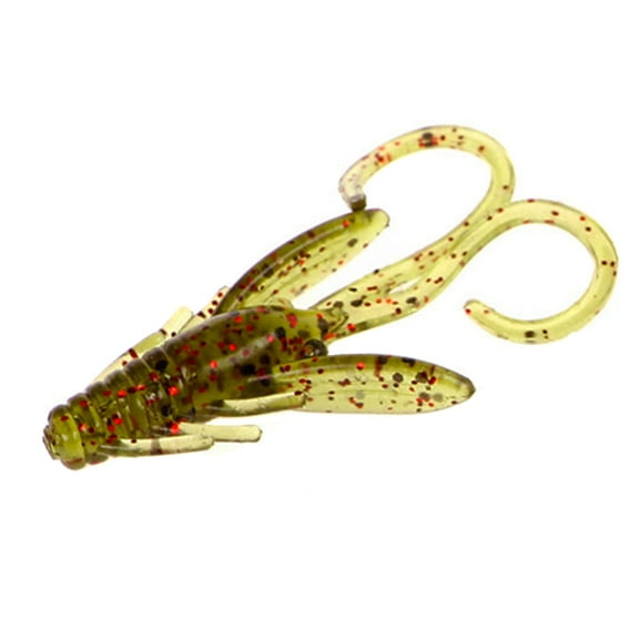 BE-TOOL 20Pcs Soft Plastic Lures Set, 4cm/1.6in Elastic Lightweight Lure Small Cricket Shape Fishing Tackle Bait Tool