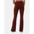 thumbnail image 2 of No Boundaries Ribbed Flare Pants, Women's XS-XXL, 2 of 5
