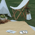 thumbnail image 5 of Esterilla de picnic de color sólido de alta calidad con asa de cuero de moda para picnic, 5 of 5