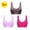 Hot Pink, variant on Elvqul Seamless Womens Sports Bras Plus Size Wirefree Padded Womens Sports Bras Gym 3 Pack Bras