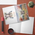 thumbnail image 4 of Welcome Spring Fairy Old English Sheepdog in Flower Meadow 7x5in Folded Greeting Card Dog Lover Single Note Card with Envelope - 13002, 4 of 5