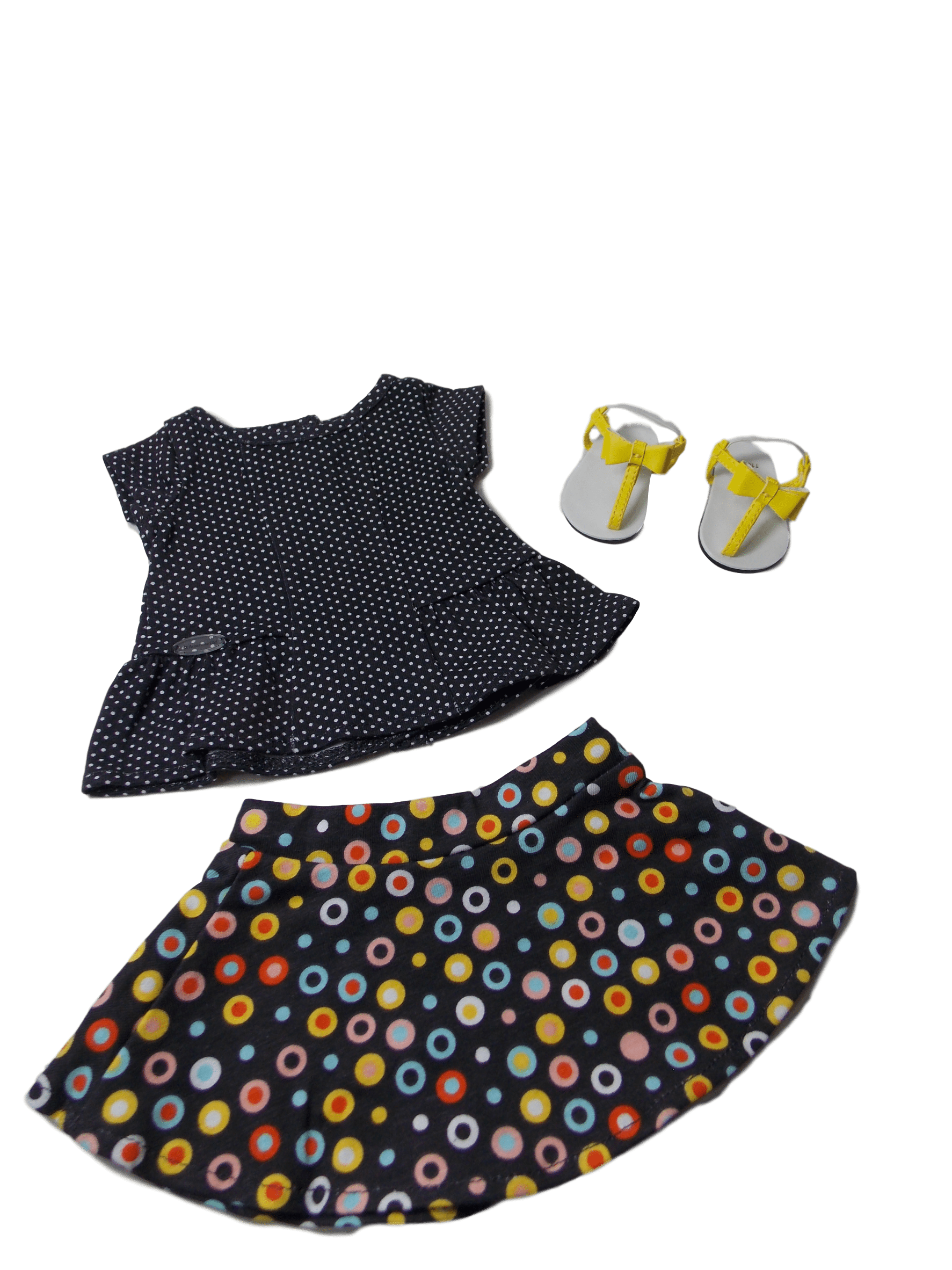 Lovely Polka Dot Skirt Accessories Clothes for 18inch AG American Doll Making