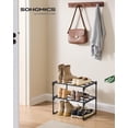 thumbnail image 2 of Organizador para zapatos SONGMICS de 2 niveles, metálico, 30x43x38 cm, 2 of 7