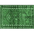 thumbnail image 1 of Ahgly Company Indoor Rectangle Persian Emerald Green Traditional Area Rugs, 3' x 5', 1 of 4