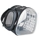 thumbnail image 3 of Mochila transportadora para gatos, portátil, de gran capacidad, plegable, transpirable, portátil, cápsula espacial, bolsas transparentes para exteriores, negro, L, 3 of 5